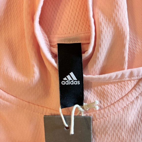 Adidas Women's Team Issue Badge of Sport Textured Hoodie, Pink, Large, NWT - Picture 4 of 13